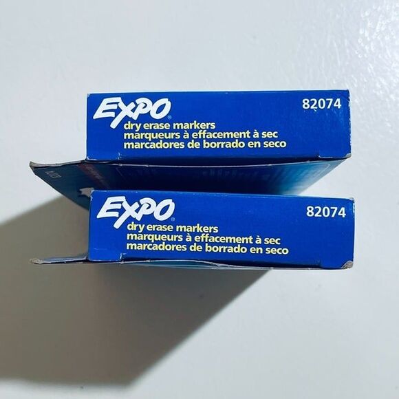 Expo Dry Erase Markers 8-count Bullet Tip Low Odor Ink Intense Colors - Picture 4 of 4